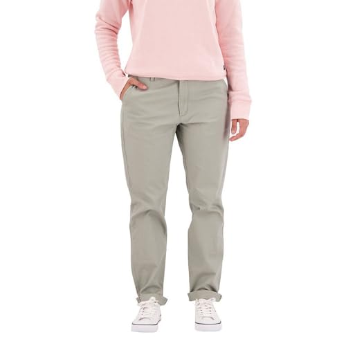 Dockers Damen Hose Weekend Chino Slim, Forest Fog, 25 Extra Lang von Dockers