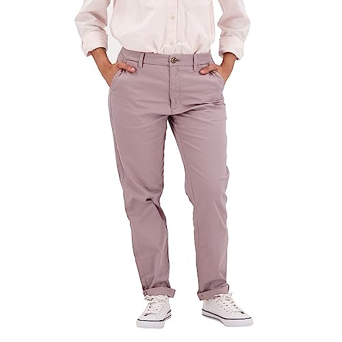 Dockers Damen Hose Weekend Chino Slim, Purple Dove, 27 Extra Lang von Dockers