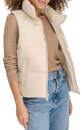 Dockers Damen Puffer Vest, Sahara Khaki, L EU von Dockers