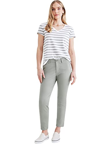 Dockers Damen Weekend Chino Skinny Fit, ExtraTall Casual Pants, Forest Fog, 32 von Dockers