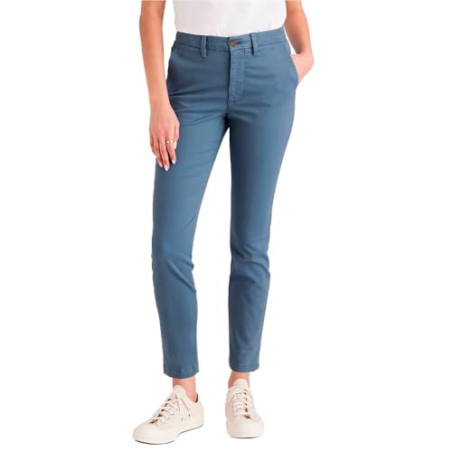 Dockers Damen Weekend Skinny Casual Chinos, Bluefin, 27 Lang EU von Dockers