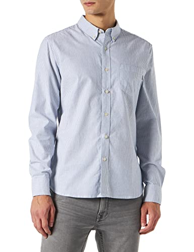 Dockers Herren 2 Button Down Shirt, Bengal Stripe Delft, L EU von Dockers