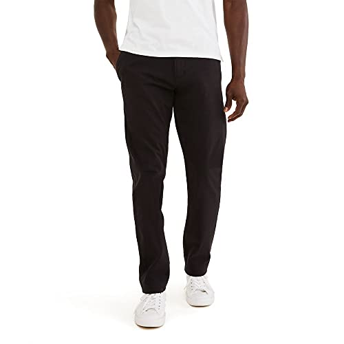 Dockers Herren Athletic Fit Ultimate Chino Hose mit Smart 360 Flex, Schwarz, 32W / 32L von Dockers