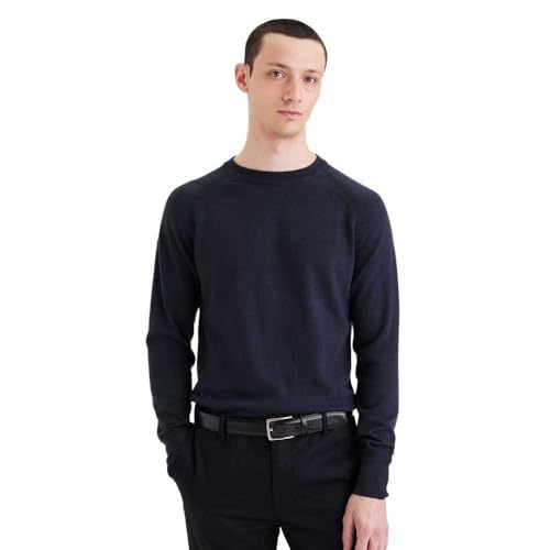 Dockers Herren Crewneck Sweater, Navy Blazer, XXL von Dockers
