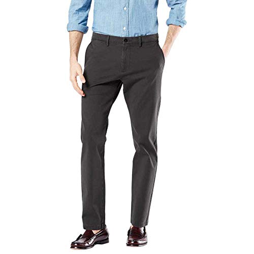Dockers Herren Smart 360 Flex Chino Slim Hose, Steelhead, 30W / 30L von Dockers