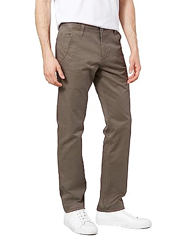 Dockers Herren Alpha Original Slim Hose, Dark Pebble, 32W / 32L von Dockers