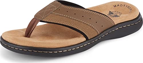 Dockers Herren Laguna Flip Flop, Braun (dunkelbraun), 43 EU von Dockers