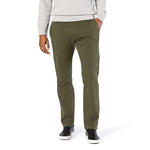 Dockers Men's Modern Straight Smart 360 Flex Ultimate Chino Lässige Hose, Army Olive, 38W / 32L von Dockers