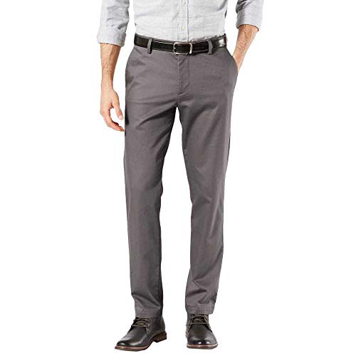 Dockers Herren Signature Khaki Slim Fit Pants Refined Chinos, Magnet, 28W / 32L von Dockers