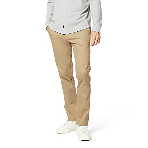 Dockers Men Signature Slim FIT Pants Chino, British Khaki, 28 32 von Dockers