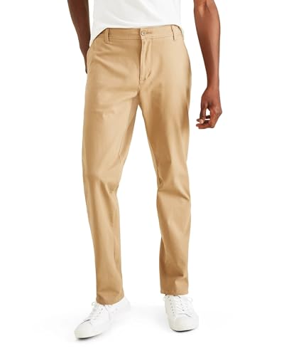 Dockers Herren Ultimate 360 Chino Straight Pants, New British Khaki, 34W/32L von Dockers