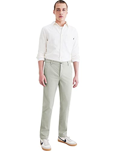 Dockers Hombre SMART Supreme Flex Slim Casual Pants, Forest Fog, 34 von Dockers