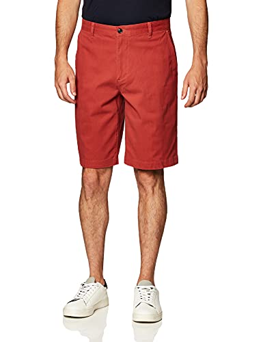 Dockers Kurze Hose Herren Klassische Passform Perfekte Shorts D3 - Rot - von Dockers