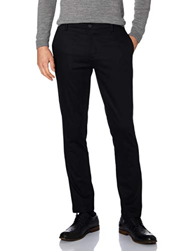 Dockers Men Signature Khaki Slim FIT Pants Chino, Black, 30 von Dockers