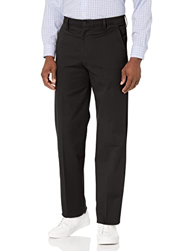 Dockers Men's Classic Fit Workday Khaki Smart 360 Flex Pants Lässige Hose, Black (Stretch), 40W / 30L von Dockers