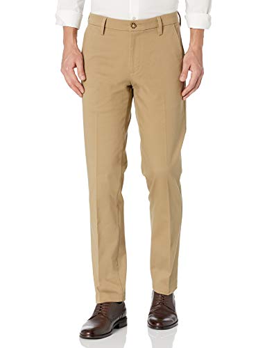 Dockers Men's Straight Fit Workday Khaki Smart 360 Flex Pants D2, New British Khaki/Stretch, 36W x 32L von Dockers