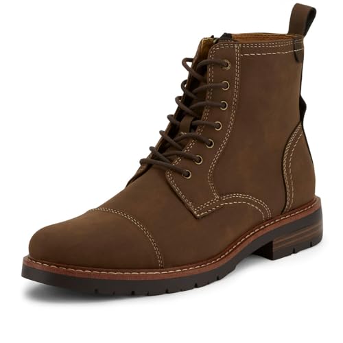 Dockers Mens Rawls Rugged Cap Toe Boot, Dark Tan, 9.5 M von Dockers