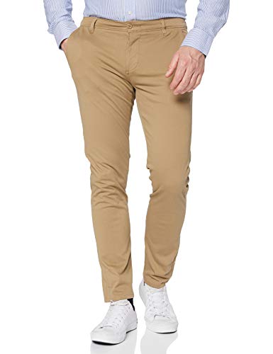 Dockers Herren SMART Supreme Flex Alpha Skinny-WONDERKNIT Hose, Braun (C00086 New British Khaki 0000), 36W / 32L von Dockers