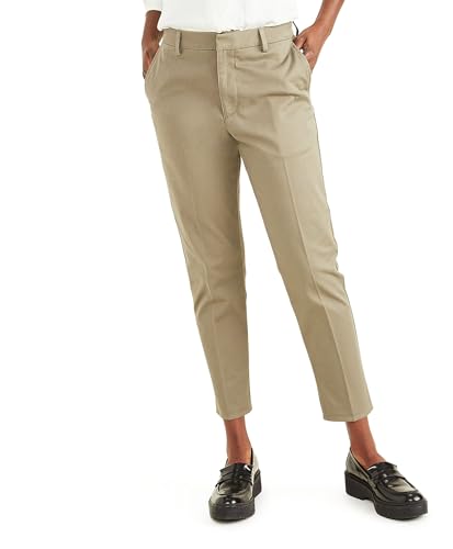 Dockers Women's Slim Chino Refined Chinos, CAMO, 27 R von Dockers