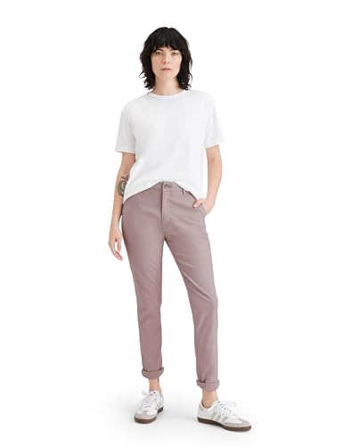 Dockers Women's Weekend Chino Slim Casual Chinos, Fawn Lightweight, 29 Tall von Dockers