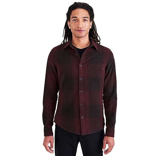 DockersMensORIGINAL SHIRT SLIMA1114XXL -CHROMATIC FLANNEL BLACK BEAN von Dockers