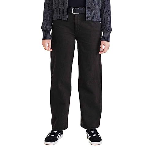 HIGH WAIST JEAN CUT STRAIGHT HIGH STRAIGHT BLACK GARMENT DYE 31 - von Dockers