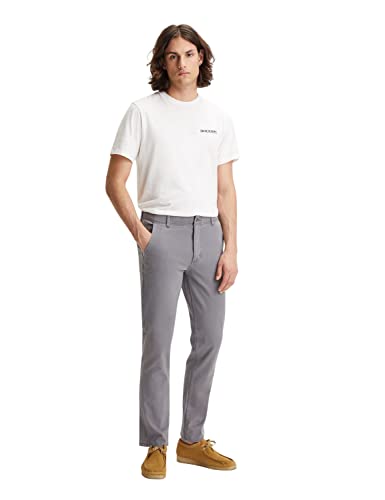 Dockers Herren Smart 360 Flex Alpha Slim Hose, Burma Grey, 34W / 34L von Dockers