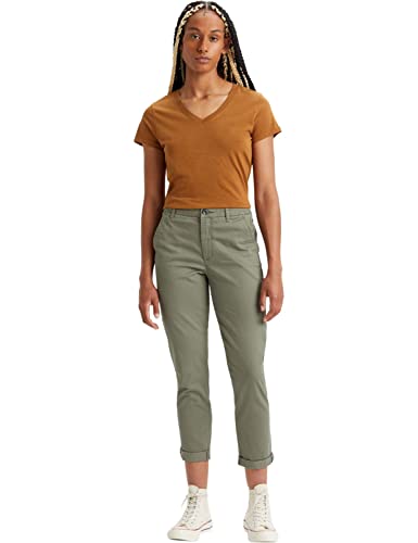 Dockers Damen Hose Weekend Chino Slim, Camo, 31 von Dockers