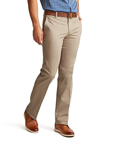 dockers Herren Straight Fit Signature Khaki 2.0 Stretch Pants D2 Freizeithosen, Timber Wolf-Knittert, 38W / 34L von Dockers