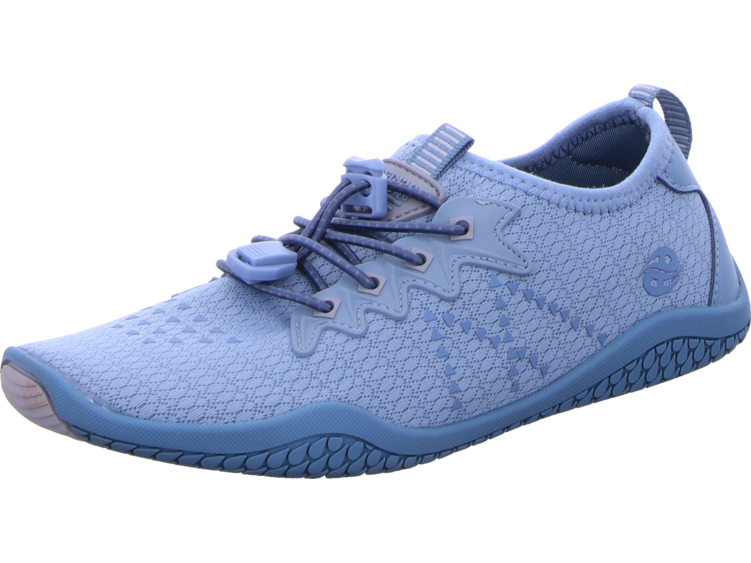 female Sportliche Slipper blau 38 von Dockers