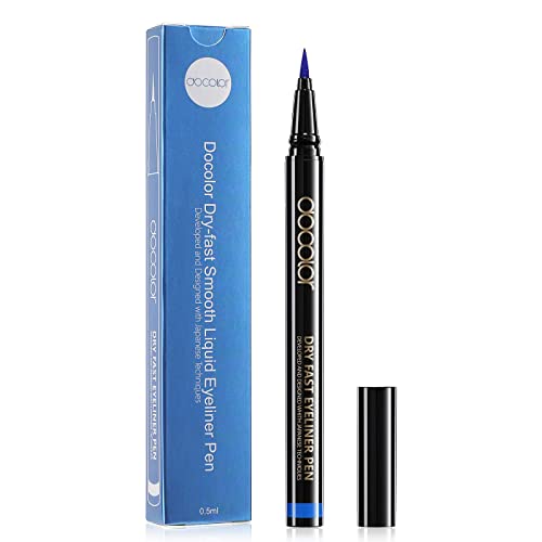 Docolor Eyeliner Wasserfest Super Slim Liquid Eye Liner Gel-Blau von docolor