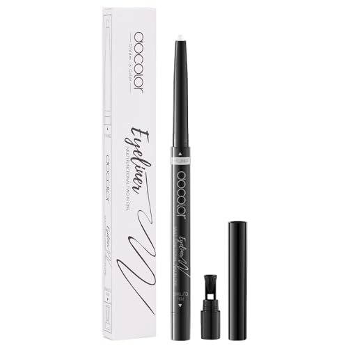 Docolor Eyeliner Gel Pen Ultrapigmentierter, wasserfester, wischfester Gel-Eyeliner-Stift, Schwarz von docolor