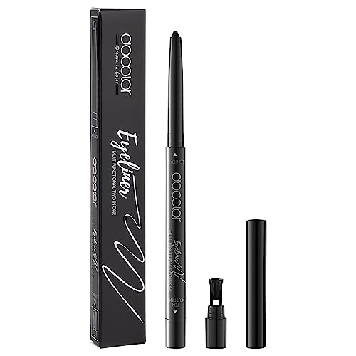 Docolor Eyeliner Gel Pen Ultrapigmentierter, wasserfester, wischfester Gel-Eyeliner-Stift, Schwarz von docolor