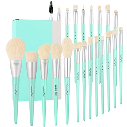 Docolor Make Up Pinsel Set 22 Stück Professionelles Make Up Pinsel Set für Kabuki Powder Foundation Contour Blending Blush Concealer Lidschatten Pinselset von docolor