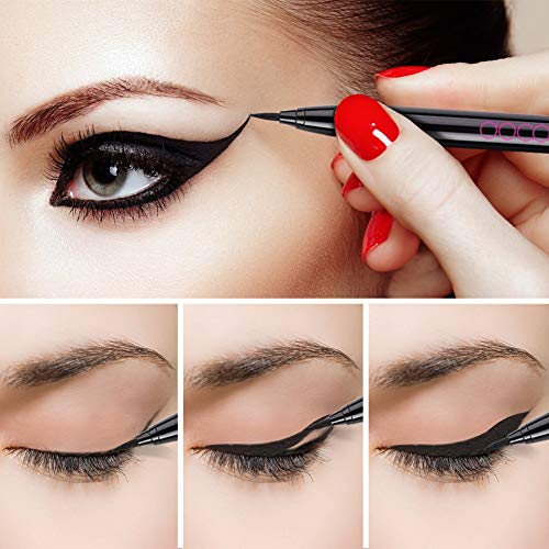 Docolor Eyeliner Wasserfest Schwarz Super Slim Precise Professioneller Make Up Liquid Eye Liner Gel von docolor