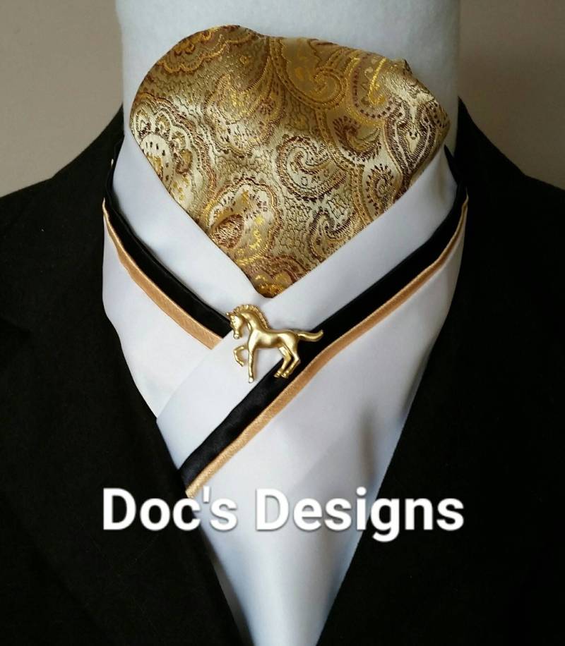 Doc S Designs Custom Order Dressur Stock Krawatte von DocsDesigns1