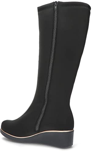 DOCTOR CUTILLAS - Hohe Stiefel mit Keilabsatz mit Reißverschluss Gummisohle für: Damen, Schwarz - Schwarz - Größe: 39 EU von Doctor Cutillas