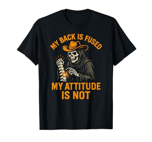 Back Surgery My Back is Fused Fun Damen Chirurgie Patient T-Shirt von Doctor Nurse Approved Get Well Surgery Recovery