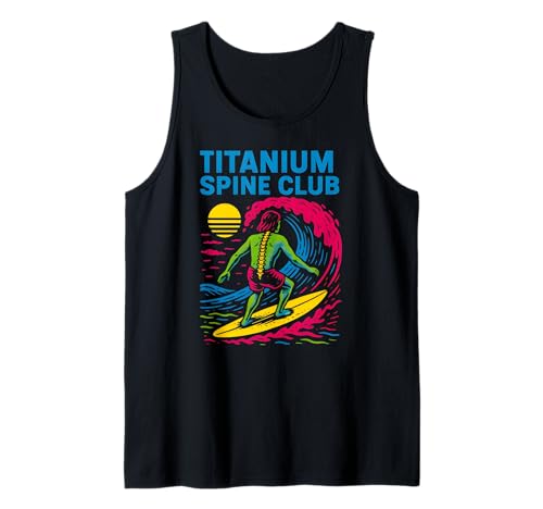 Rückenchirurgie Titanium Spine Club Cool Get Well für Herren Tank Top von Doctor Nurse Approved Get Well Surgery Recovery