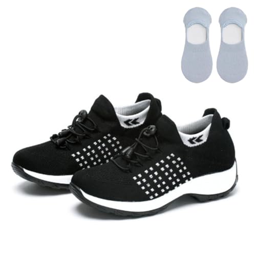 Artvive Orthopaedic Shoes, Artvive Shoes Women, Artvive Shoes, Relieving Comfort Shoes for Women (35,Black) von Docxide