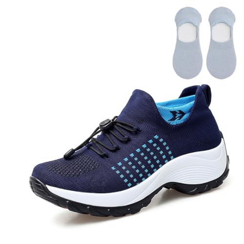Artvive Orthopaedic Shoes, Artvive Shoes Women, Artvive Shoes, Relieving Comfort Shoes for Women (35,Blue) von Docxide