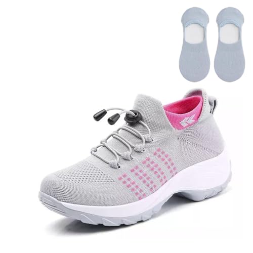 Artvive Orthopaedic Shoes, Artvive Shoes Women, Artvive Shoes, Relieving Comfort Shoes for Women (44,Gray) von Docxide