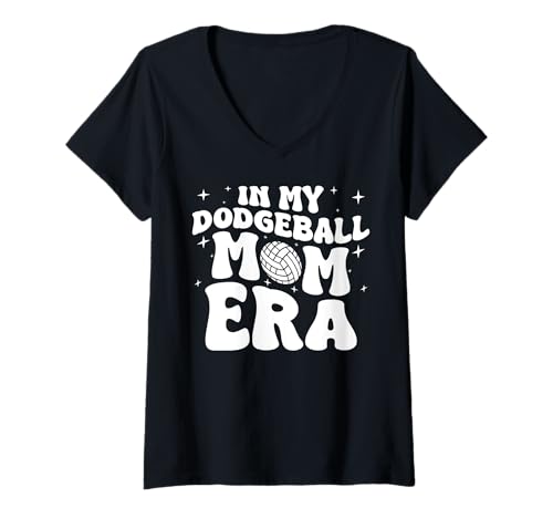 Damen In My Dodgeball Era Team T-Shirt mit V-Ausschnitt Damen In My Dodgeball Era Team T-Shirt mit V-Ausschnitt von Dodgeball Völkerball Design Idee Mannschaft
