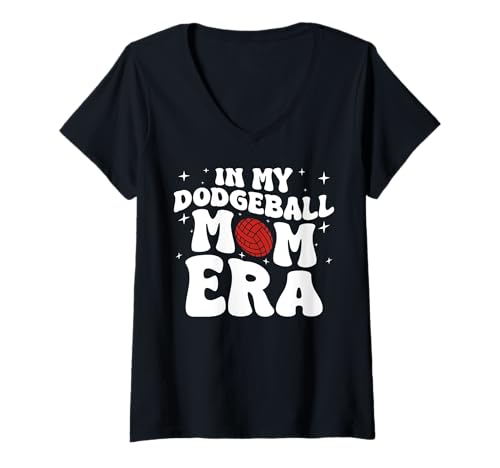 Damen In My Dodgeball Era Team T-Shirt mit V-Ausschnitt Damen In My Dodgeball Era Team T-Shirt mit V-Ausschnitt von Dodgeball Völkerball Design Idee Mannschaft