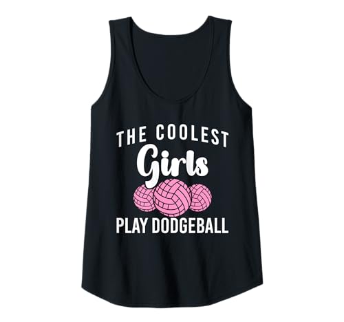 Damen The Coolest Girls Play Dodgeball Team Tank Top Damen The Coolest Girls Play Dodgeball Team Tank Top von Dodgeball Völkerball Design Idee Mannschaft