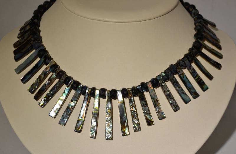 Abalone-Halskette von DodieStewartDesigns