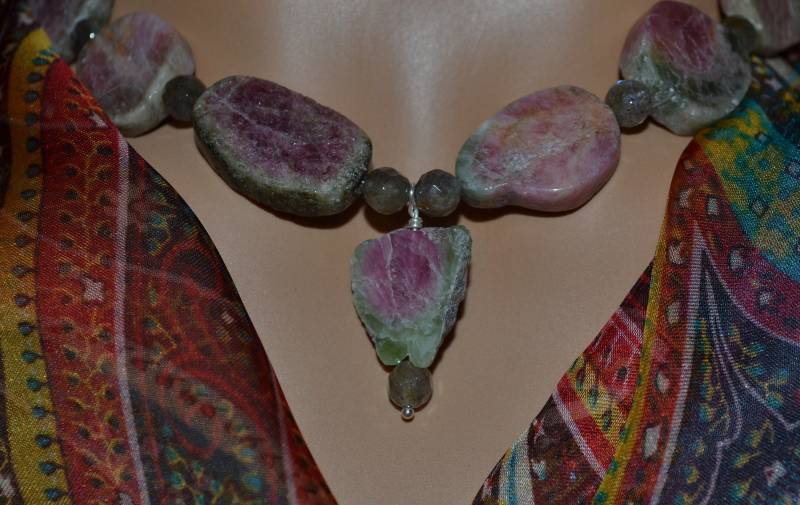 Turmalin Halskette von DodieStewartDesigns