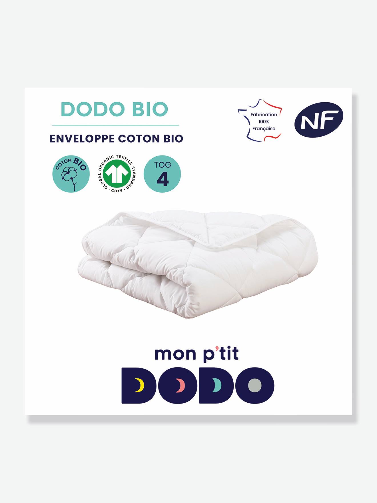 Bio-Kollektion: Leichte Kinder Bettdecke Mon P'tit DODO von Dodo