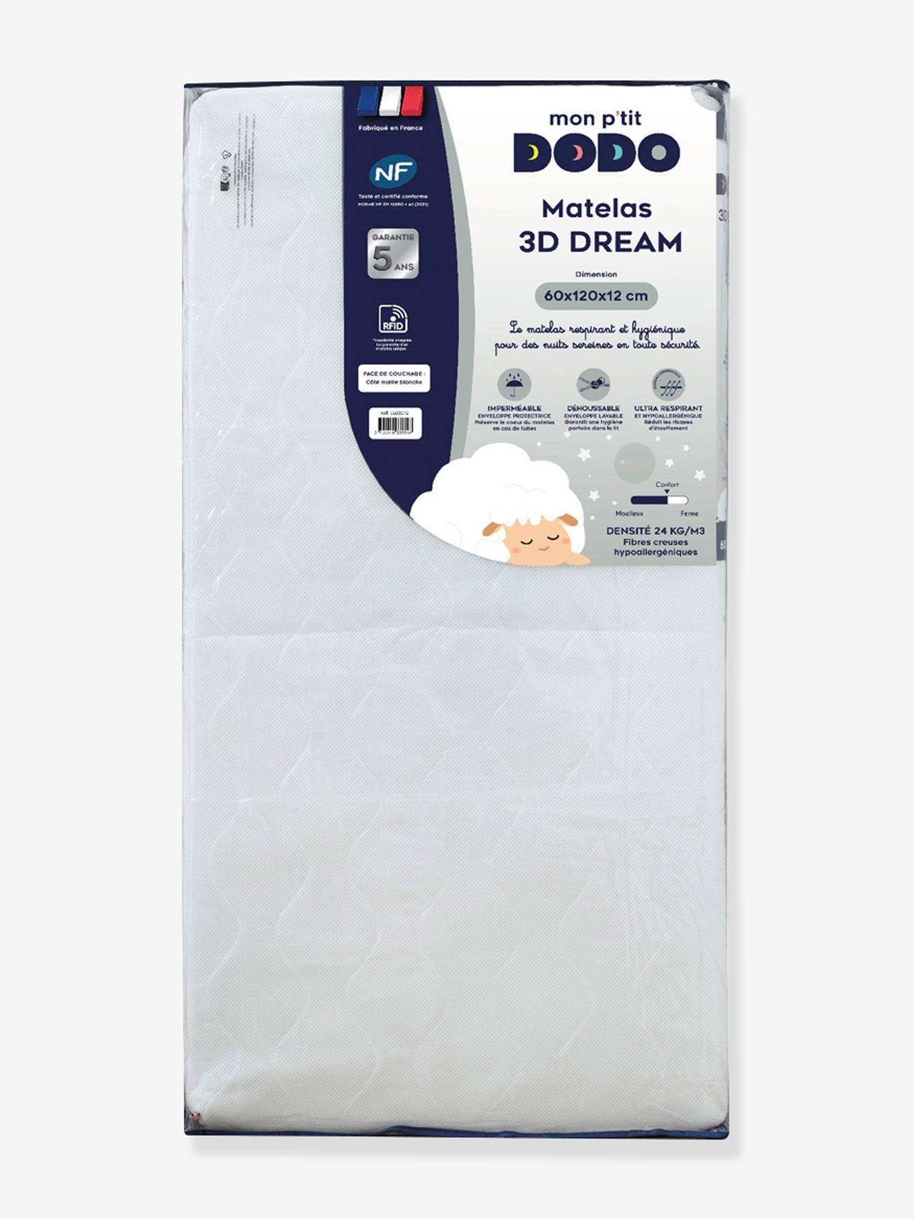 Wasserdichte Baby Matratze 3D DREAM DODO von Dodo