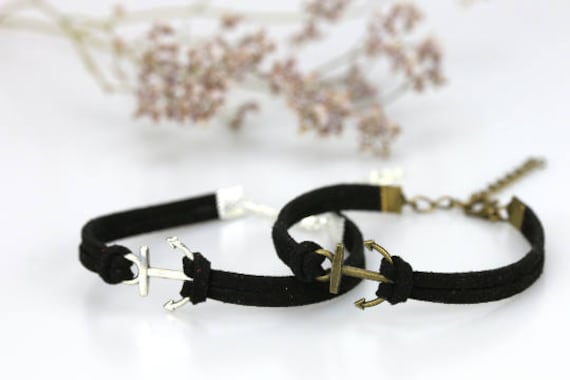 Set Von 2 Marine Kompass Armbänder Und 1 Satz Paar Anker Klammern + Ups Express Versand Set Von 2 Marine Kompass Armbänder Und 1 Satz Paar Anker Klammern + Ups Express Versand von DodoCharms